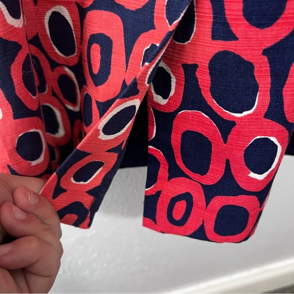 Boden retro style geometric sheath dress size 4 - Picture 5 of 9